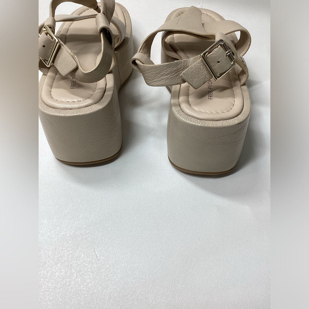 Free People Holt Ankle Strap Platform‎ Sandal Size 7.5 - Picture 6 of 14